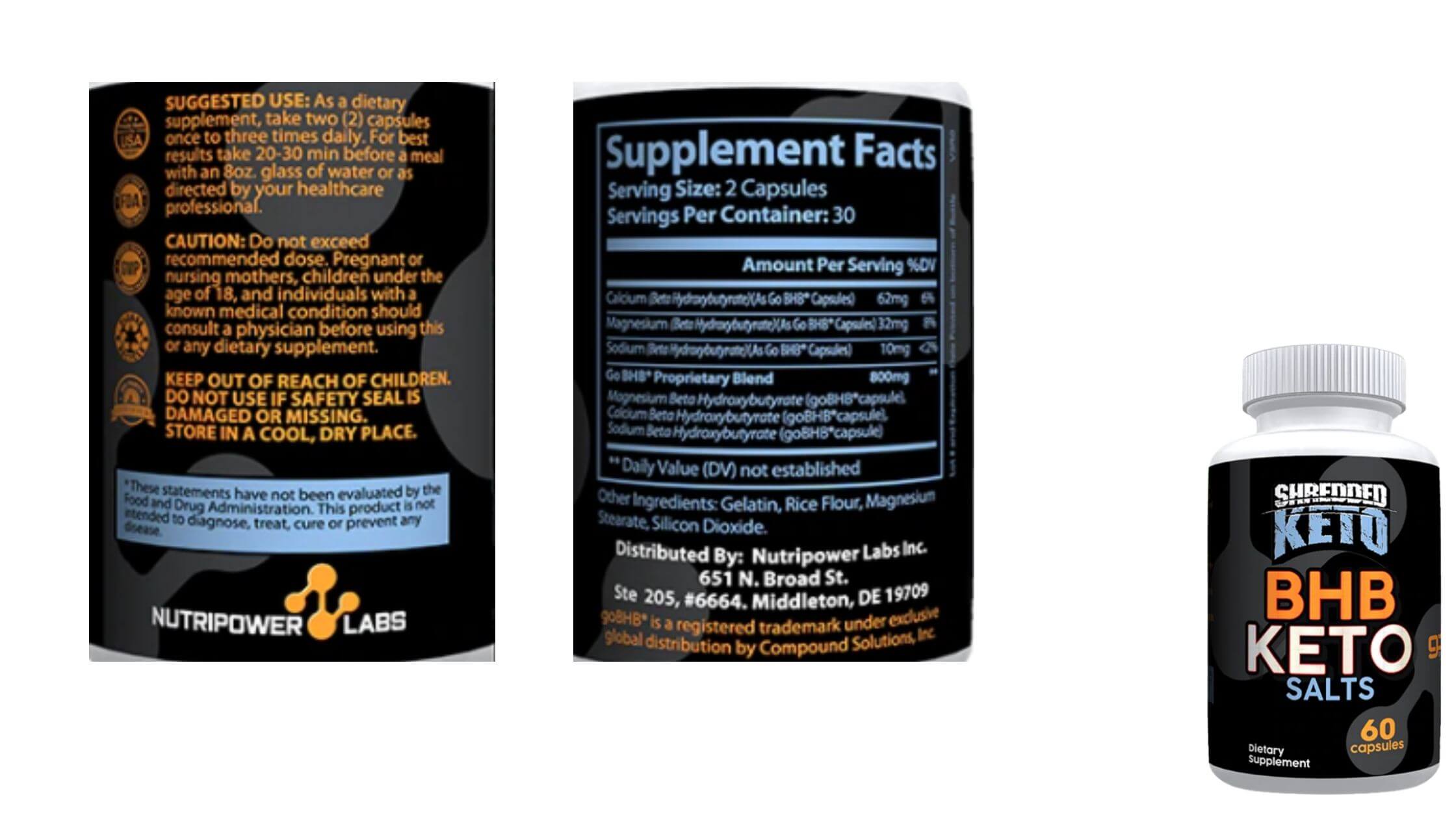 Shredded Keto Dosage 