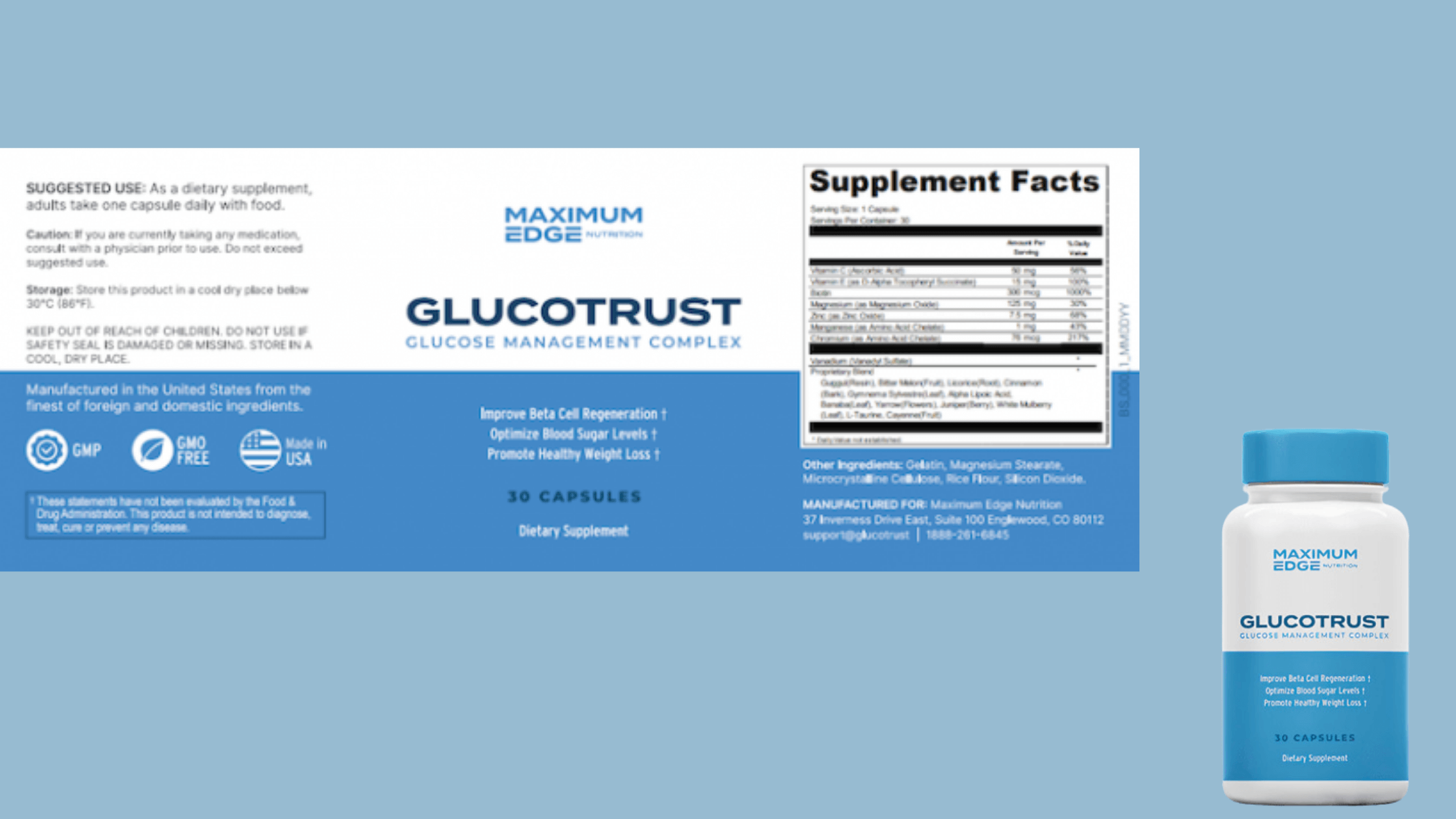 GlucoTrust Dosage