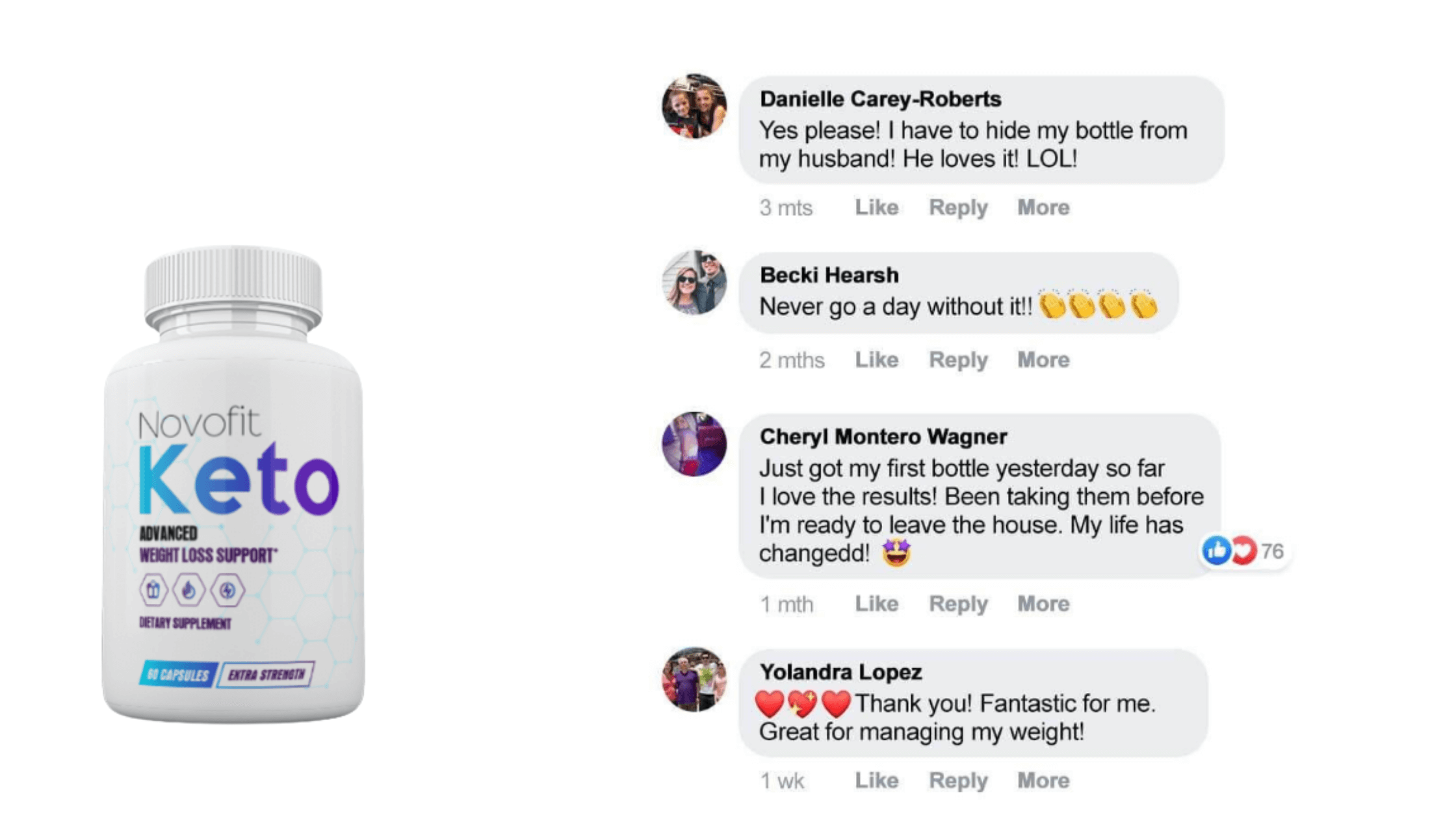 Novofit Keto Customer Reviews
