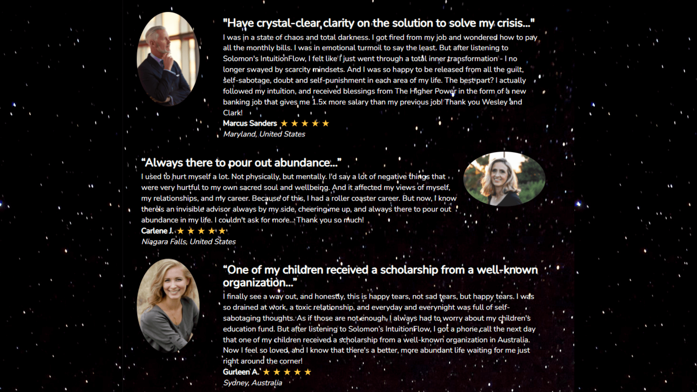 Solomon’s Intuition Flow Customer Reviews