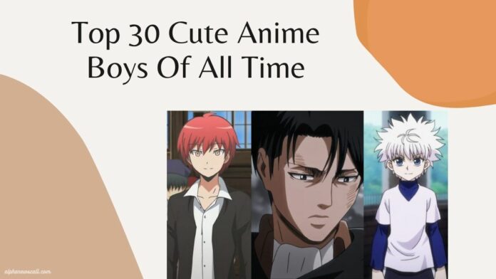 top 30 cute anime boys