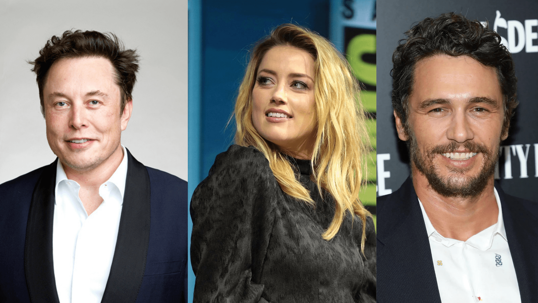 Amber Heard's Witness List Includes James Franco and Elon Musk, Here's Why