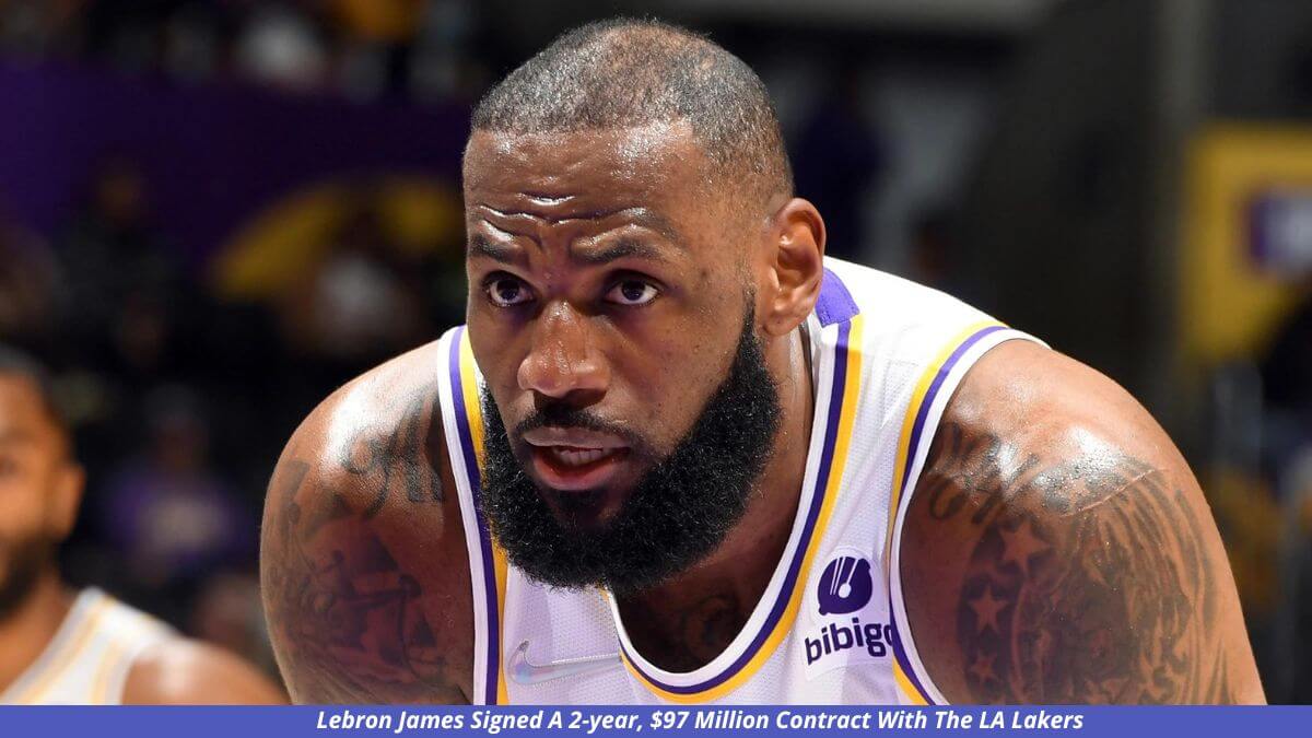 Lebron James Signed A 2-year, $97 Million Contract With The LA Lakers, Making Him The NBA's Highest-paid Player!!