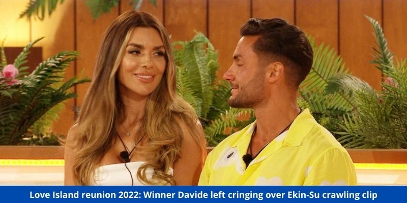 Love Island reunion 2022 Winner Davide left cringing over Ekin-Su crawling clip