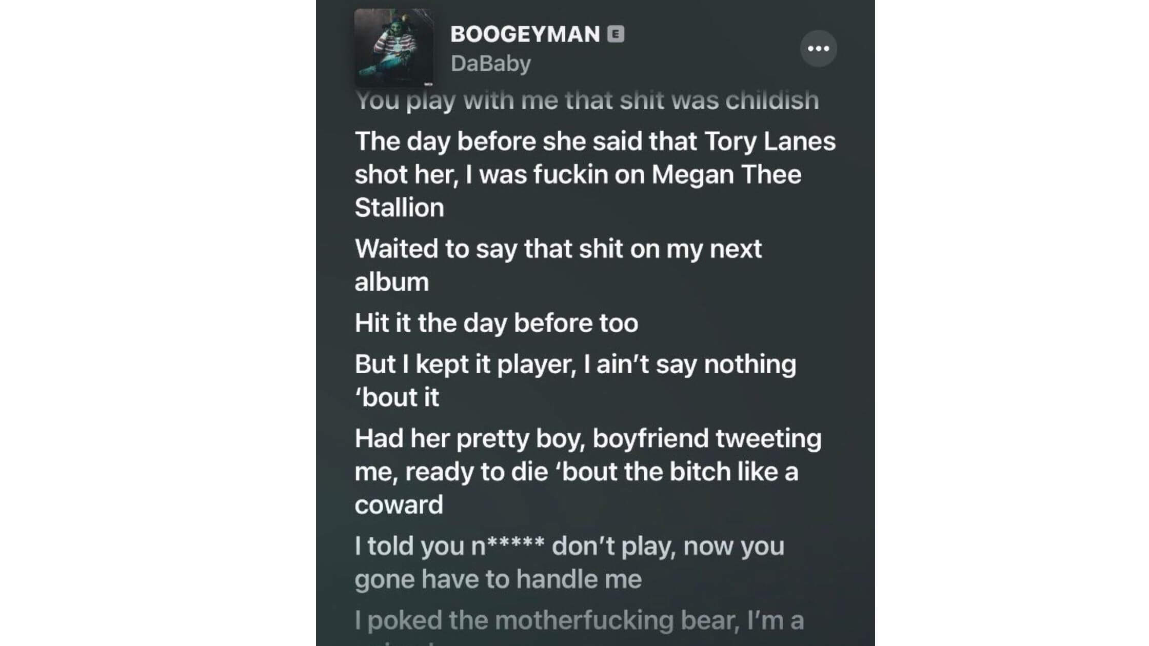 DaBaby’s Boogeyman 