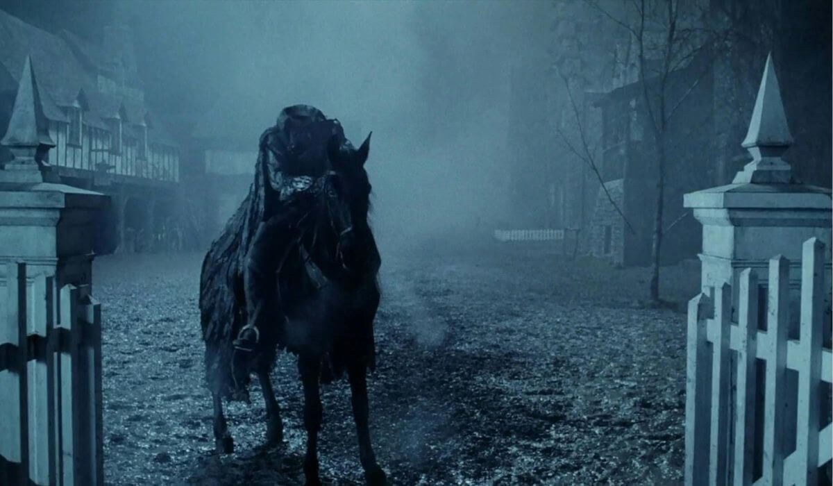 The Headless horseman in Sleepy Hollow