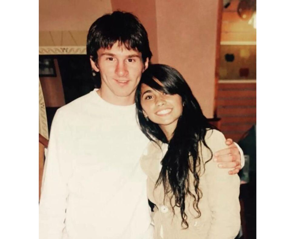 Antonella Roccuzzo met Messi as a child