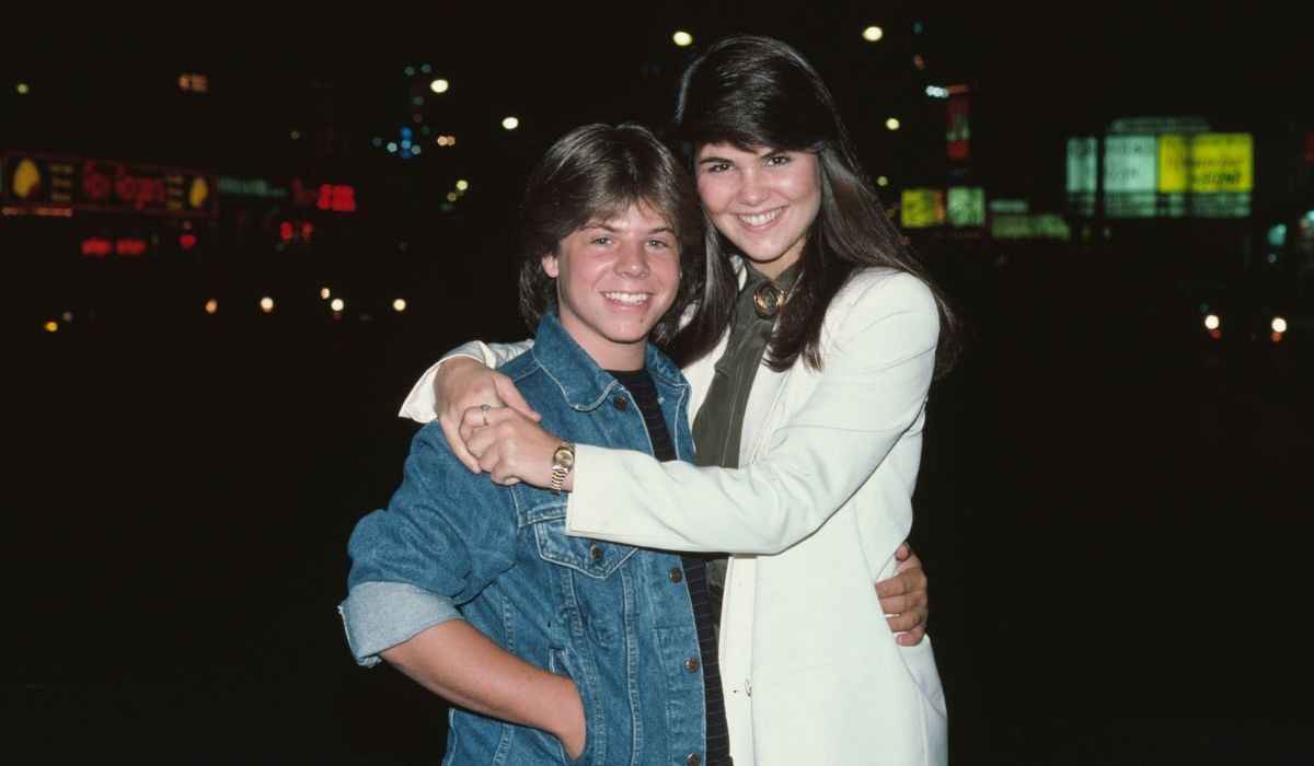 Adam Rich and American actress Lori Loughli