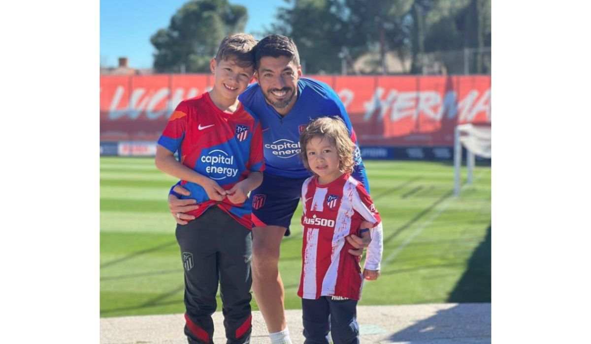 Luis Suarez Sons Benjamin And Lautaro